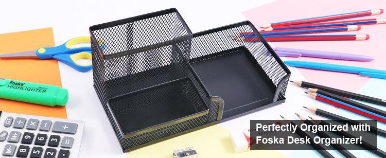 Sturdy Office Stationery Desk Organizer