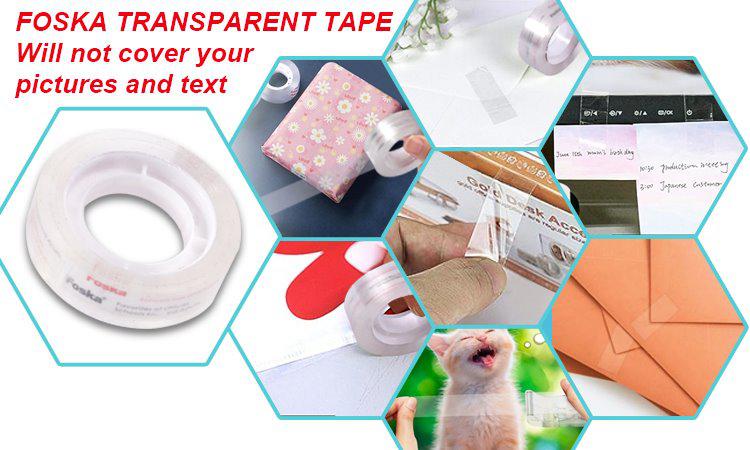 Foska transparent stationery tape