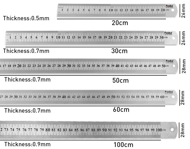 20 30 50 60 100cm Ruler