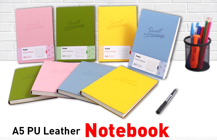 A5 PU leather notebook