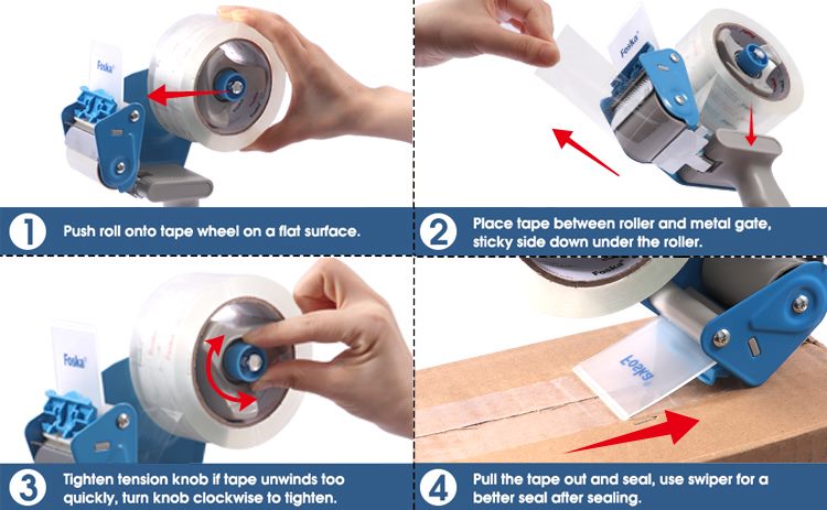 2 inch packing tape dispenser 