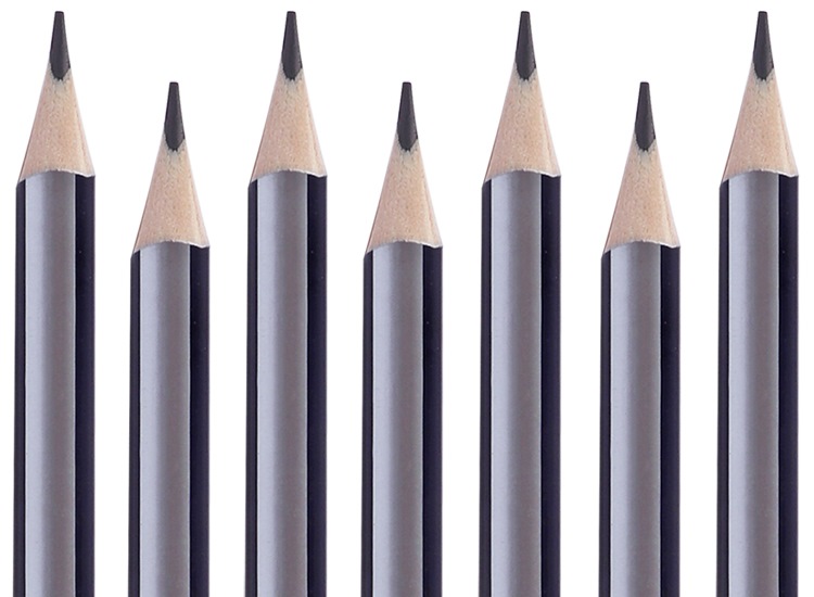 Wooden HB pencil for school