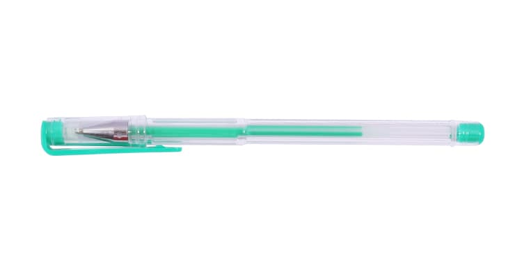 plastic color gel pen