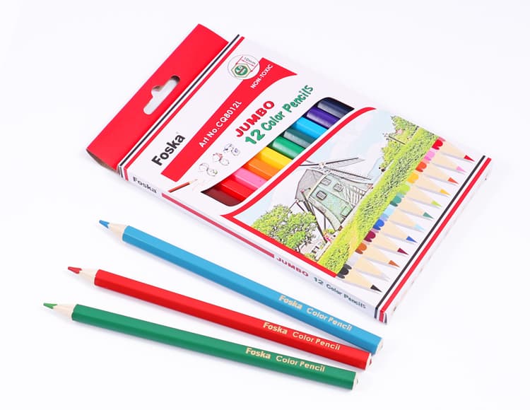 jumbo 12 colors pencil