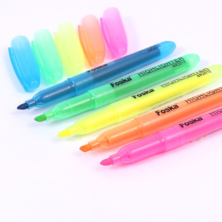 Fluorescent Colors Highlighter Pen