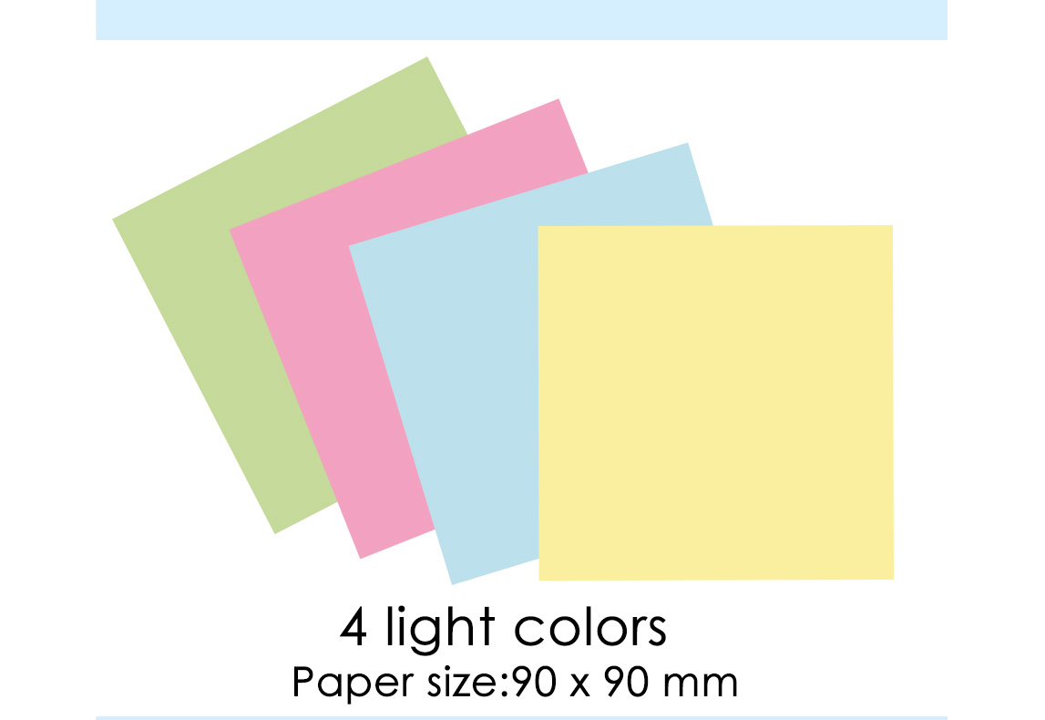 color paper pads for school