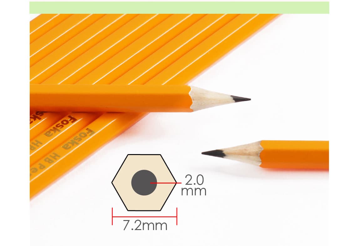 standard wooden HB pencil