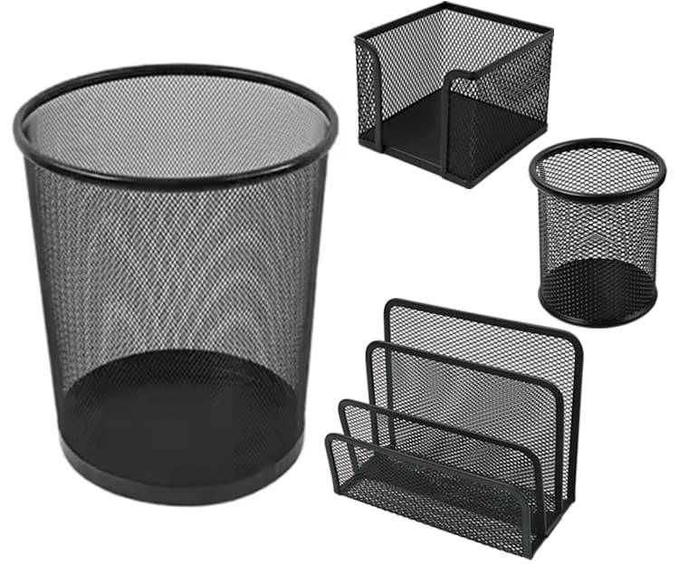 black organizer set