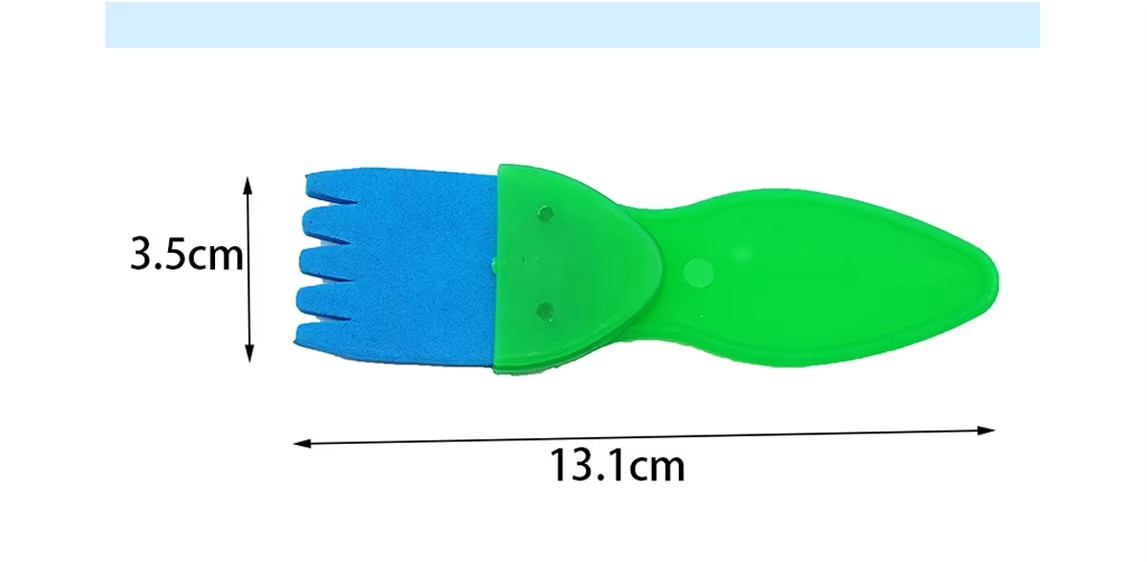 plastic sponge brush for kids