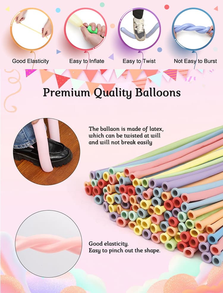 Premium Latex Twisting Balloons