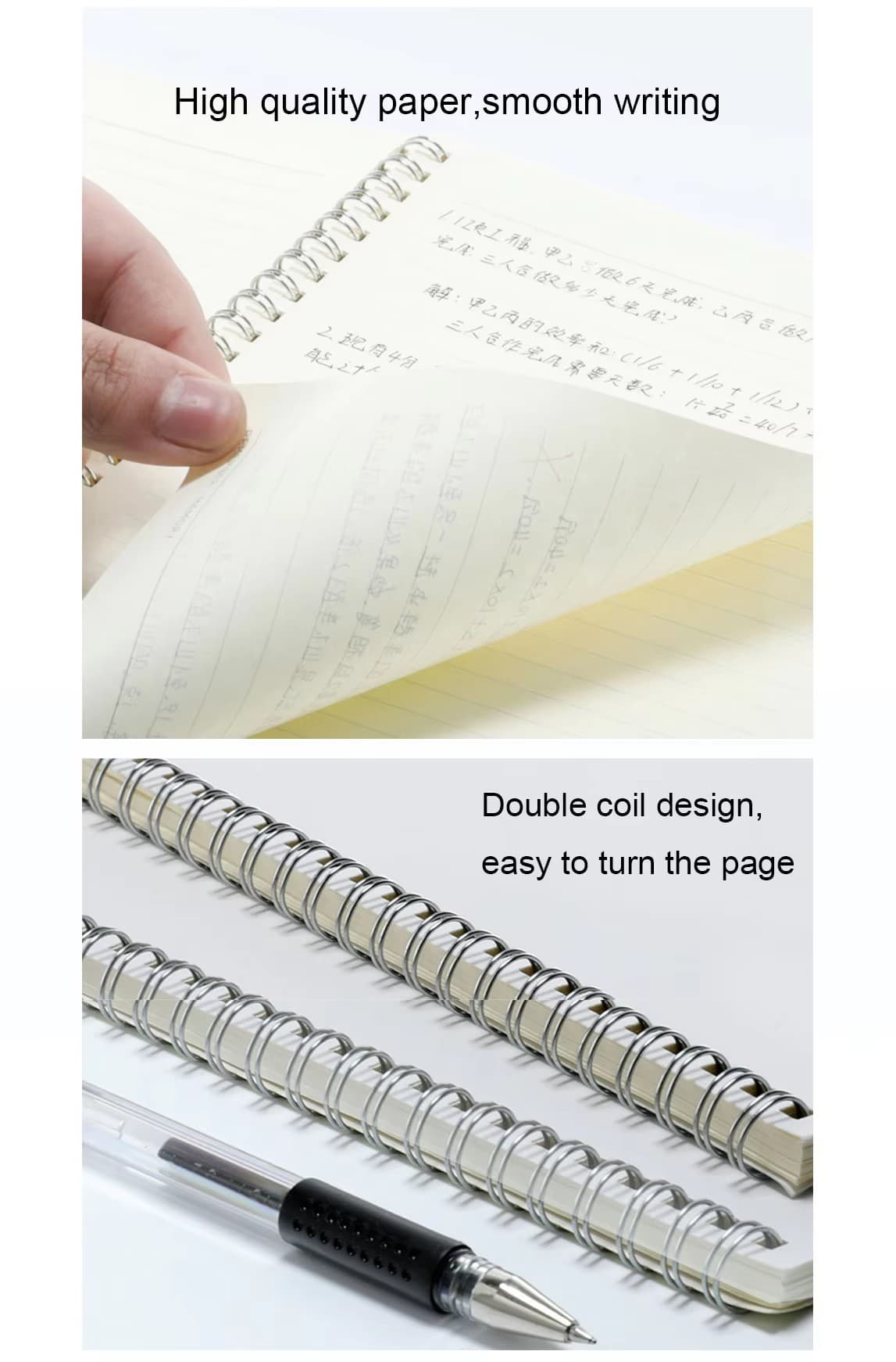 70gsm thick paper notebook