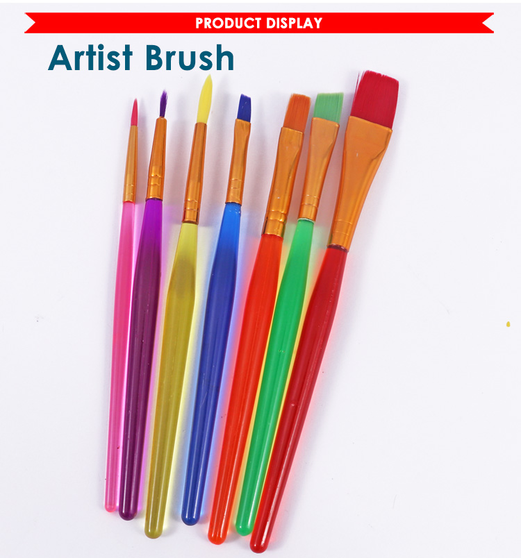 7-piece artist brush set