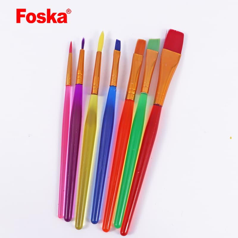 Colorful Wooden Artist Brush