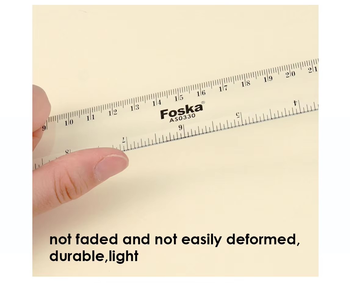 Plastic Straight Ruler 30cm