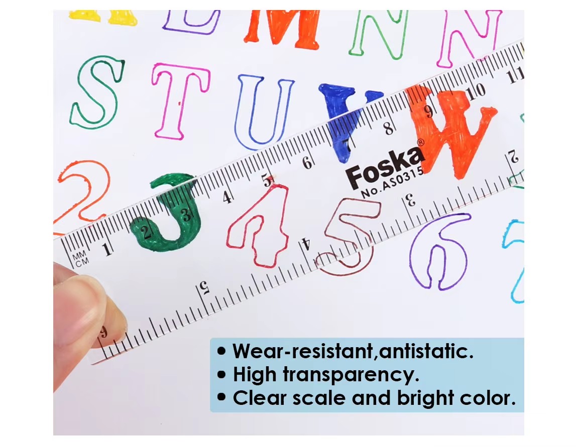 Scale Ruler Straightedge 15cm