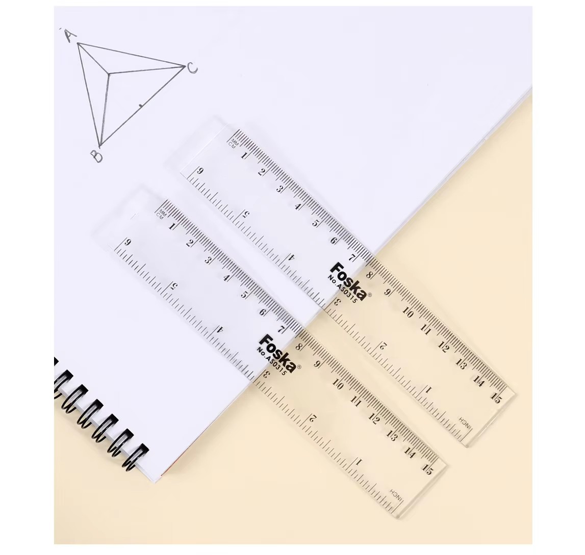 15cm Plastic Scale Ruler