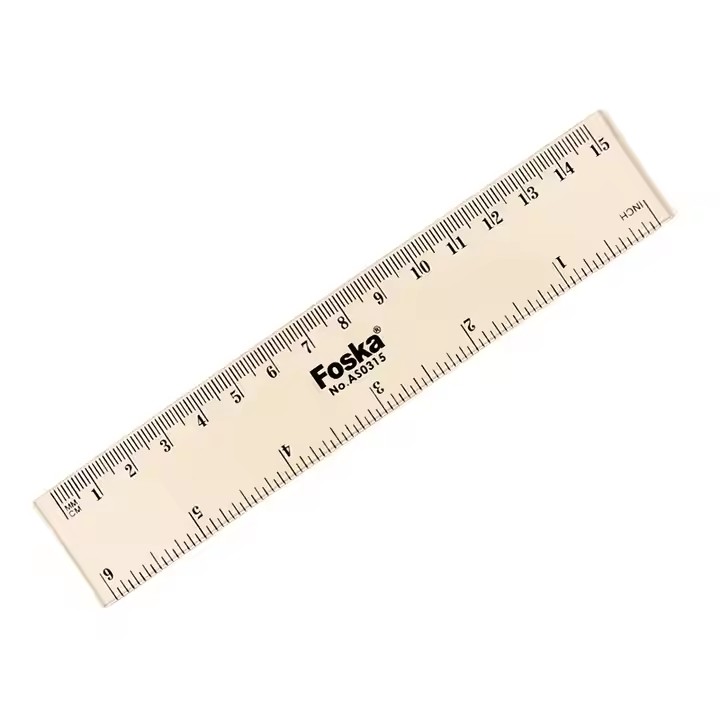 15cm Plastic Straight Ruler