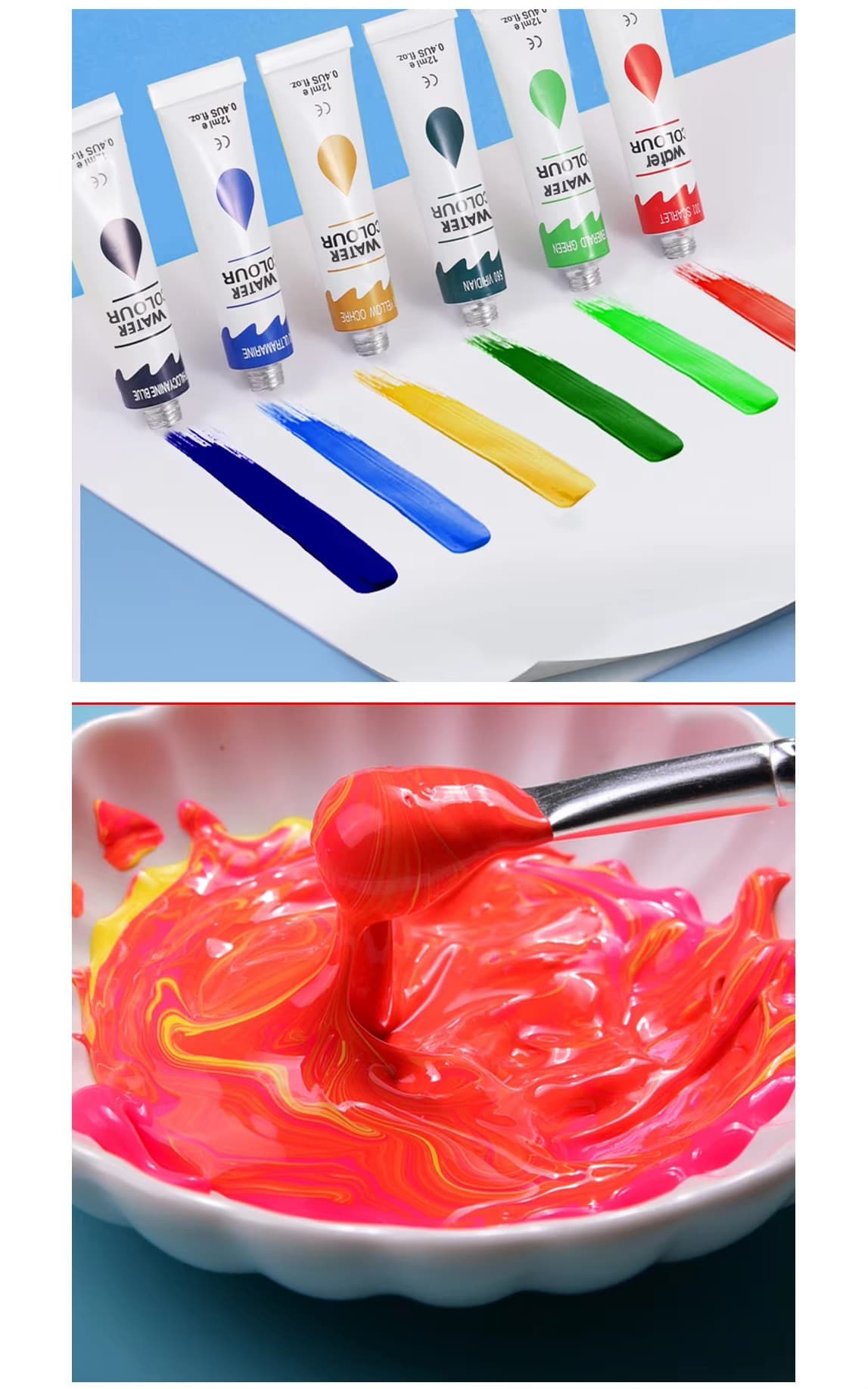 Non toxic paint set