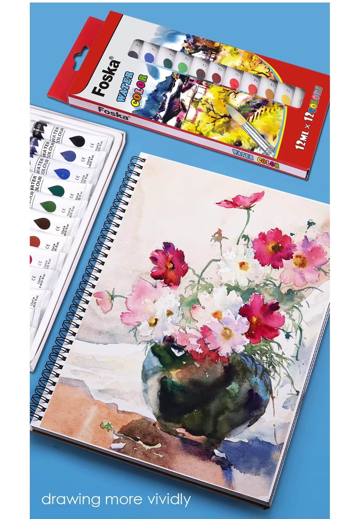 Non toxic water color set