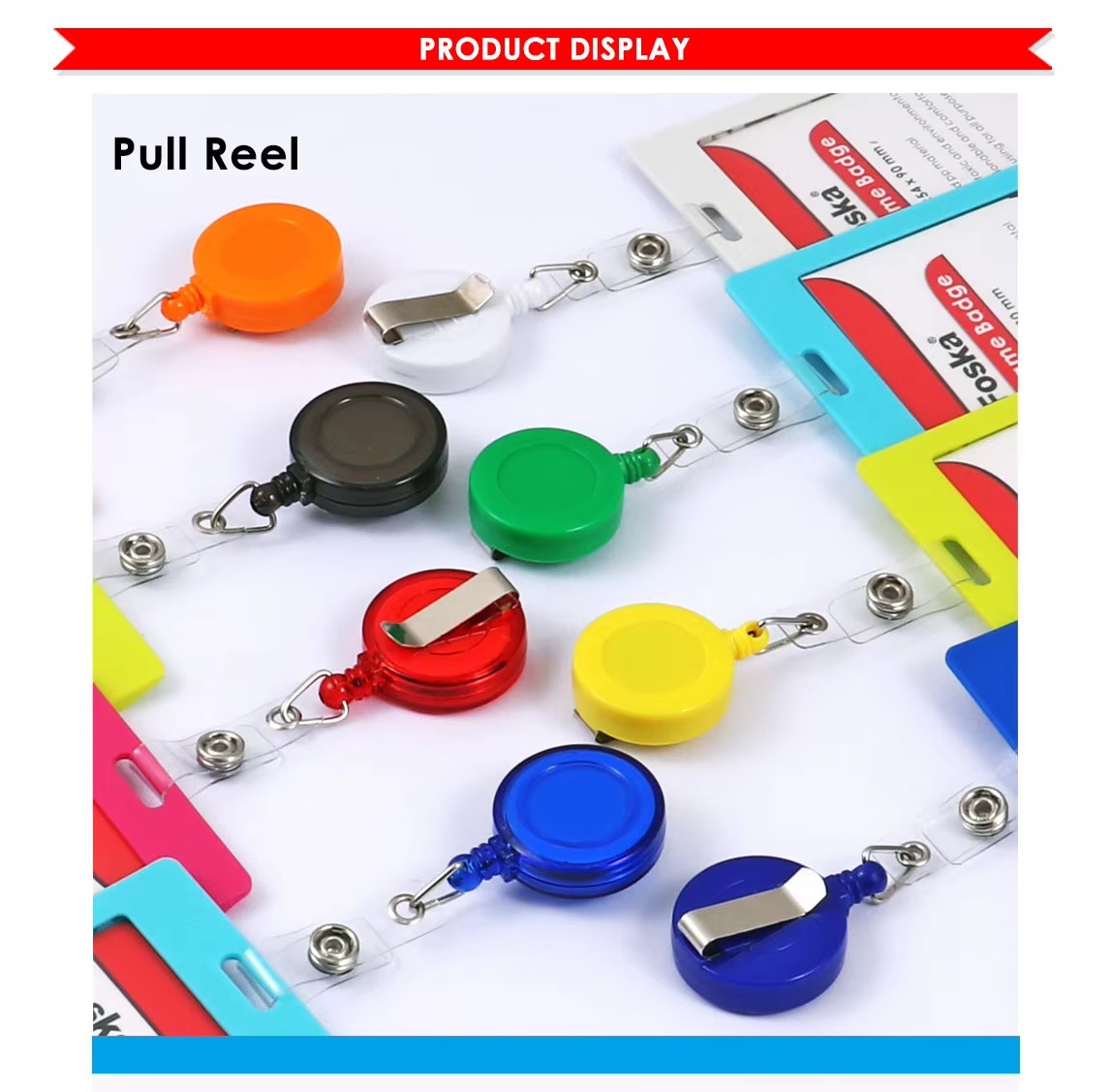 Retractable Id Card Pull Reel