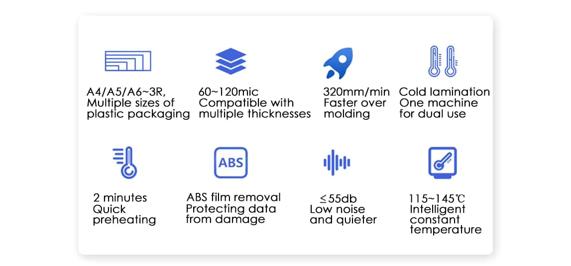 2 Wheels Laminating Machine