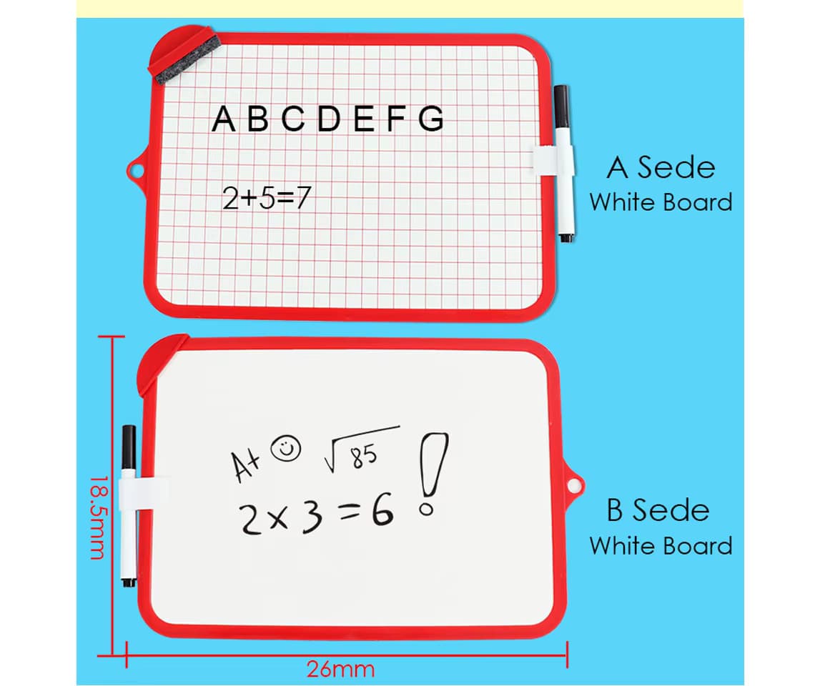 Double side white board