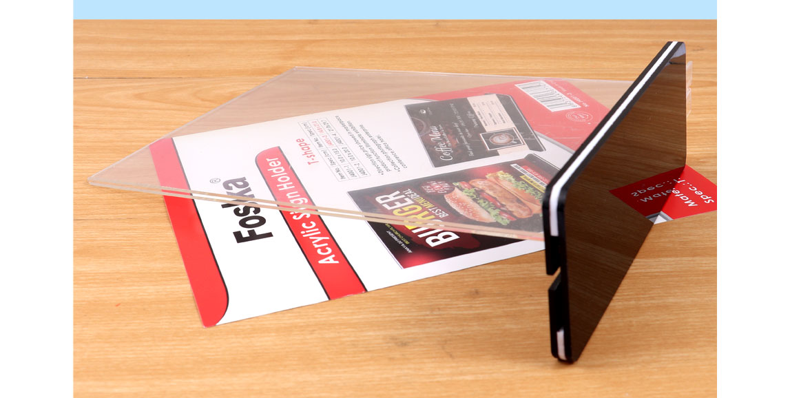 Transparent Acrylic sign holder Transparent Acrylic sign holder
