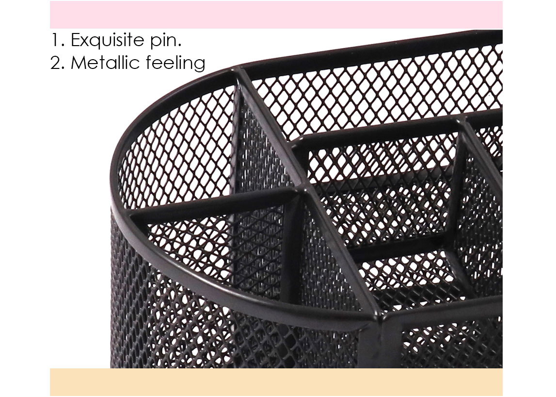 Black Pen Pencil Mesh Desk Organizer Black Pen Pencil Mesh Desk Organizer