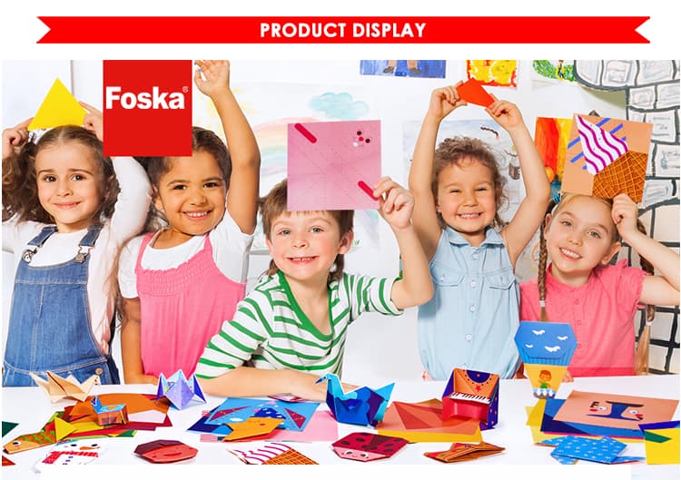 Colorful origami for kids
