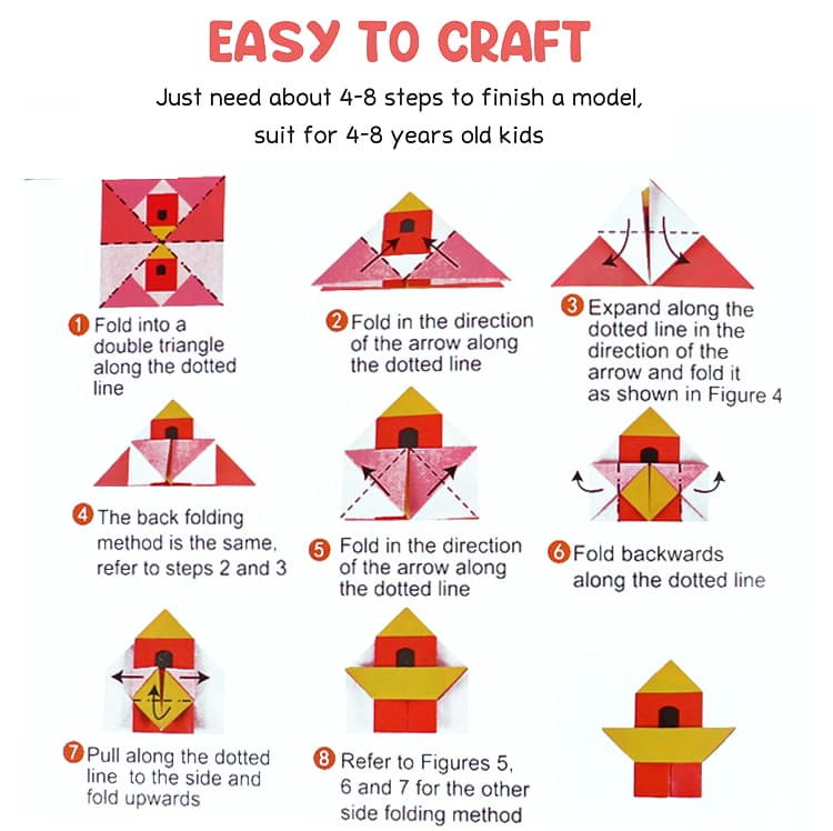  colorful origami for children