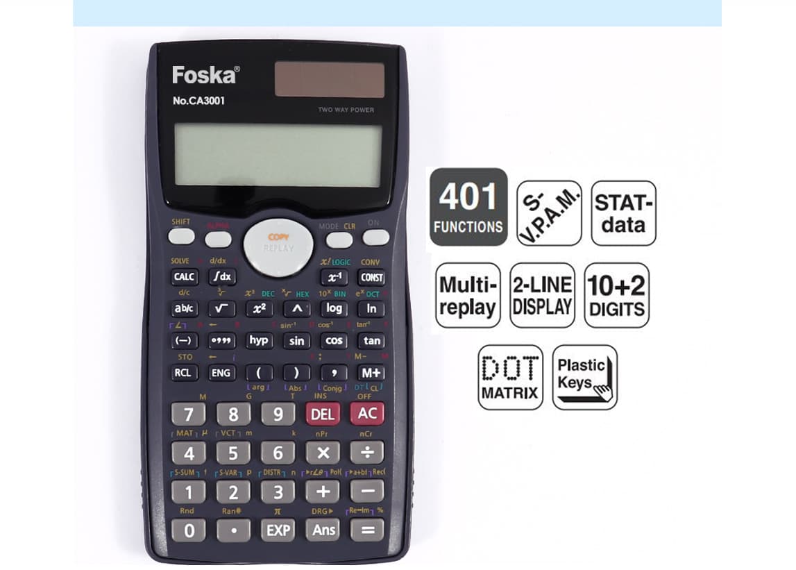 Two Way Power Scientific Calculator