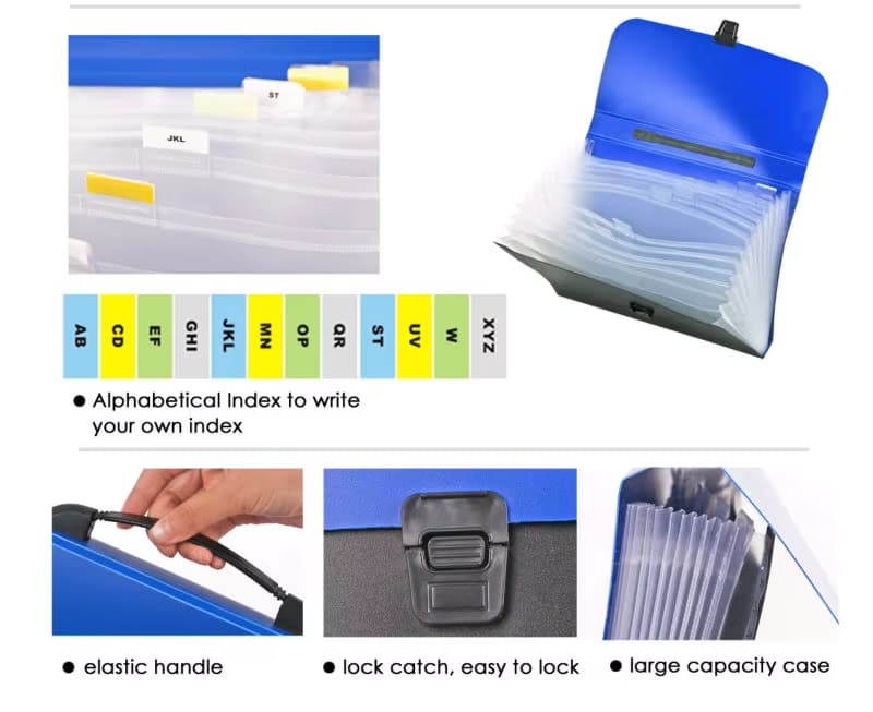 Pockets Expanding File Bag