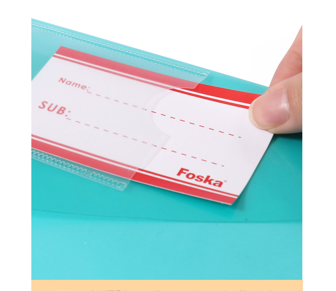 File Pocket with Label Pocket File Pocket with Label Pocket
