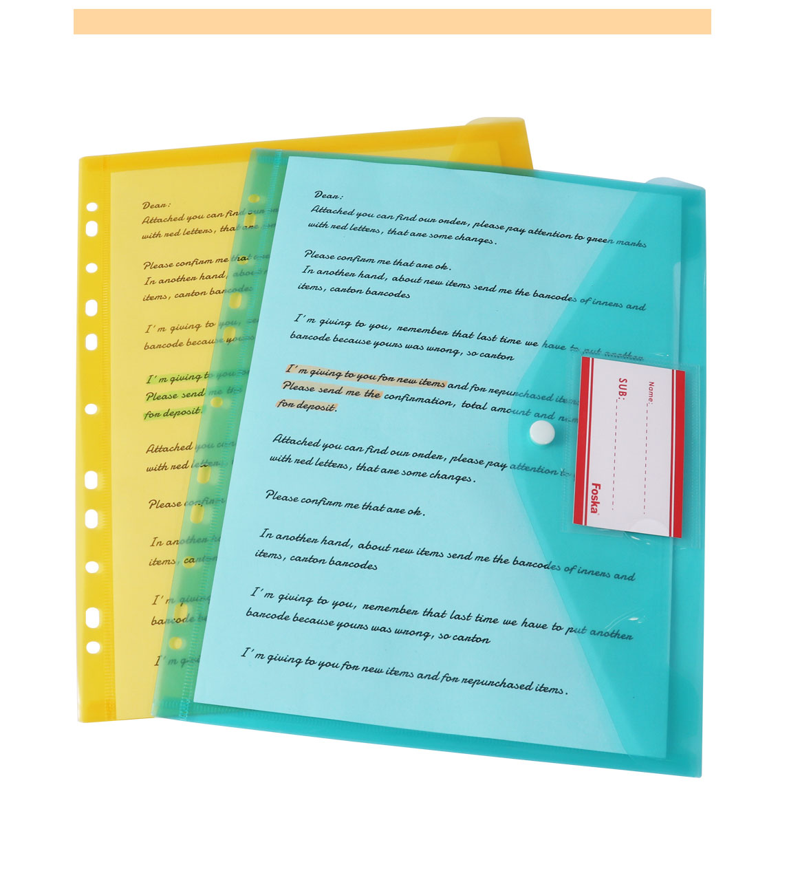 0.18mm Thickness File Pocket 0.18mm Thickness File Pocket