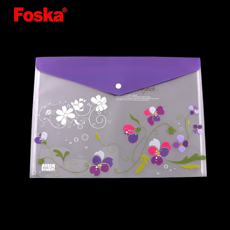 Poly Material Buckle File Pocket