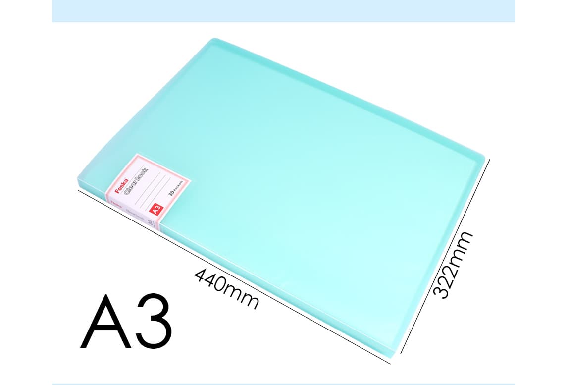 30 pockets clear book