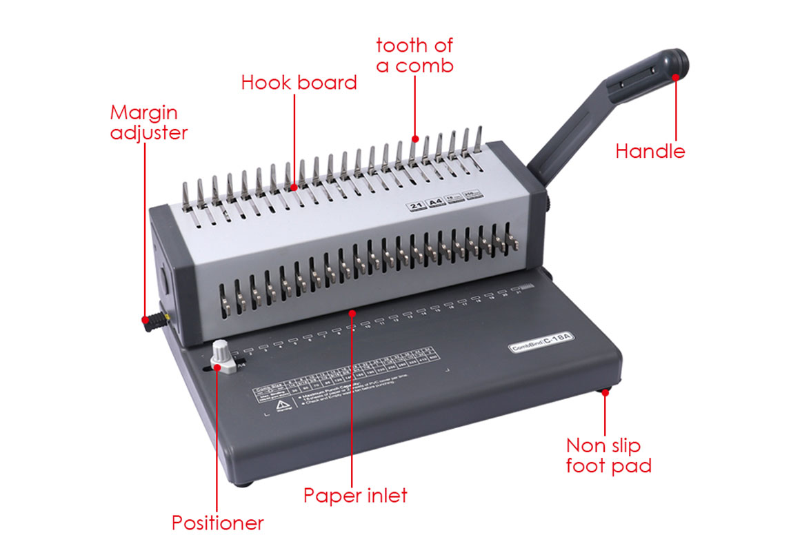 18 sheets  Binding Machine