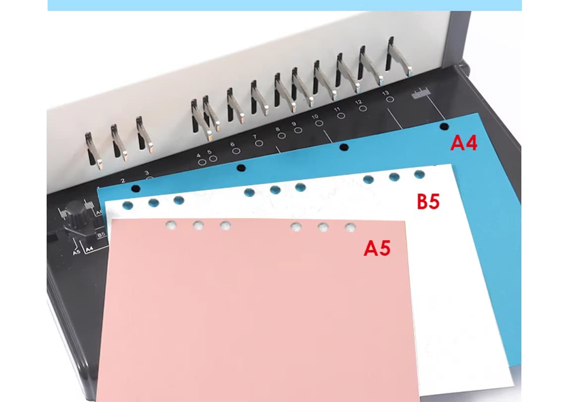 21 selectable punch pins Binding Machine