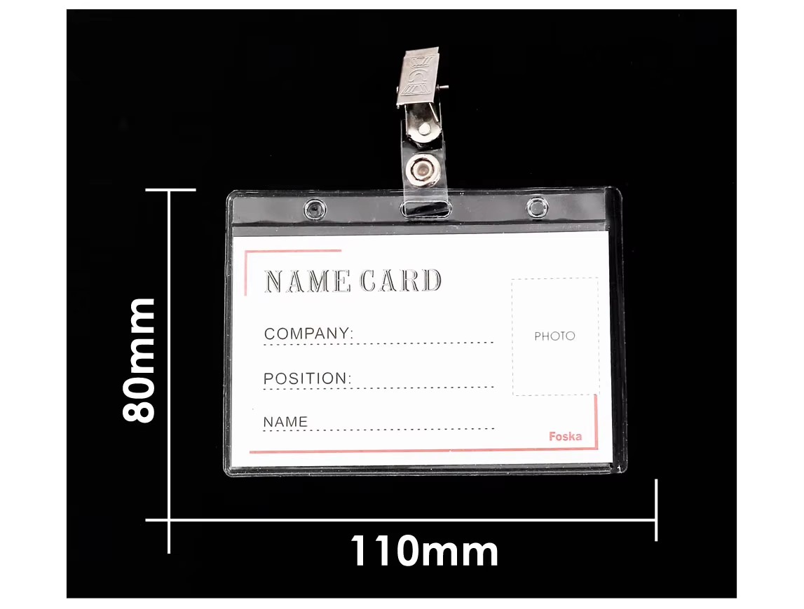 Name Badge with Clip