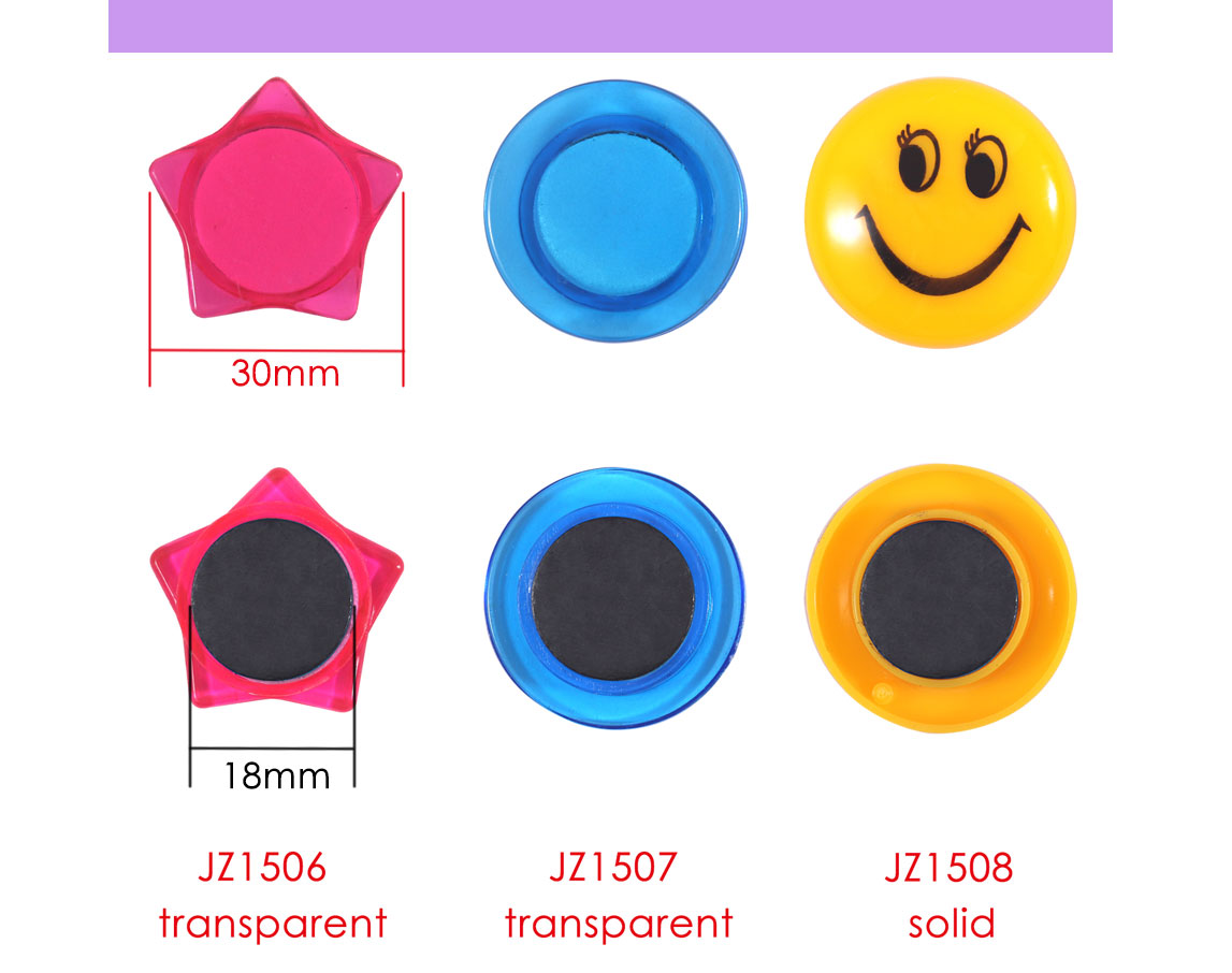 30mm plastic magnets