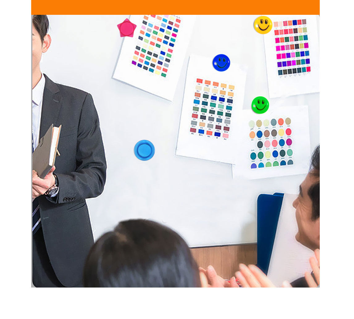 Plastic magnets for office