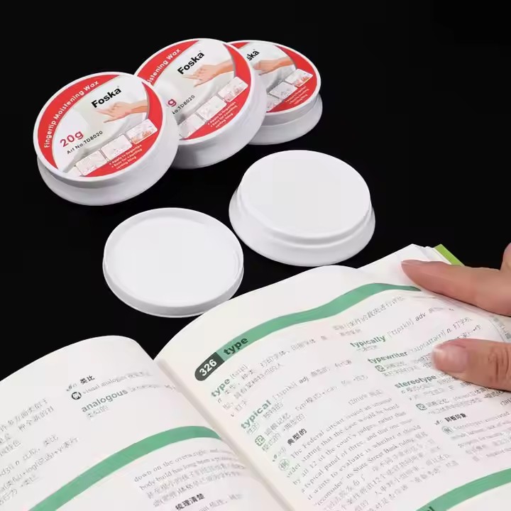 Banknote counting wax
