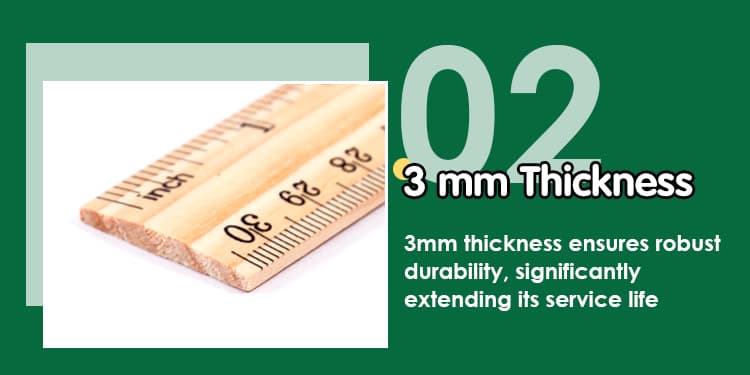 3mm Thickness Wooden Ruler 
