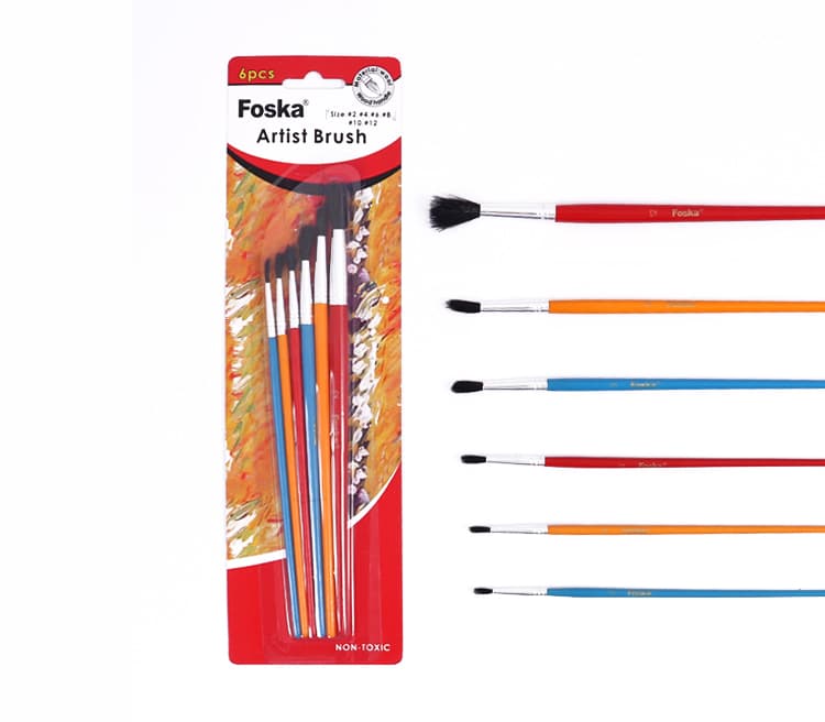 blister card artist brush blister card artist brush