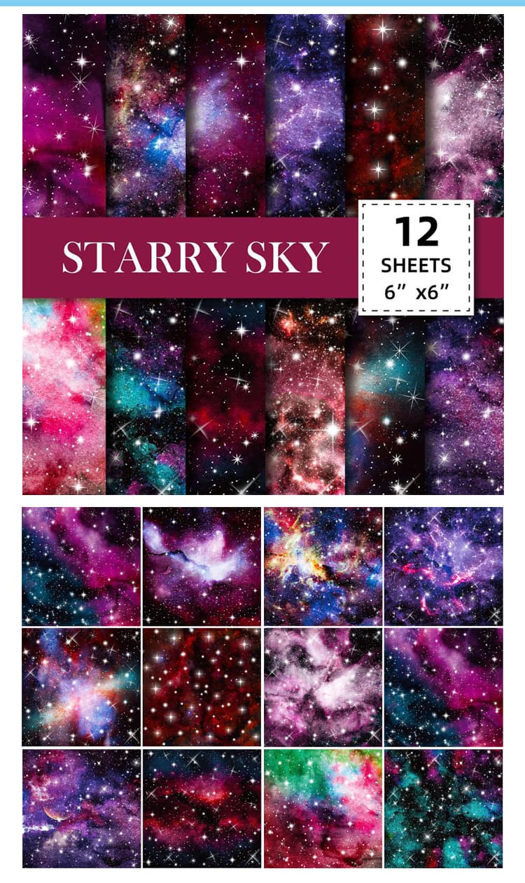 Sky Scrapbook Paper