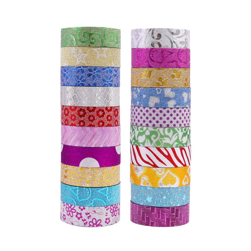 Assorted Color Glitter Tape