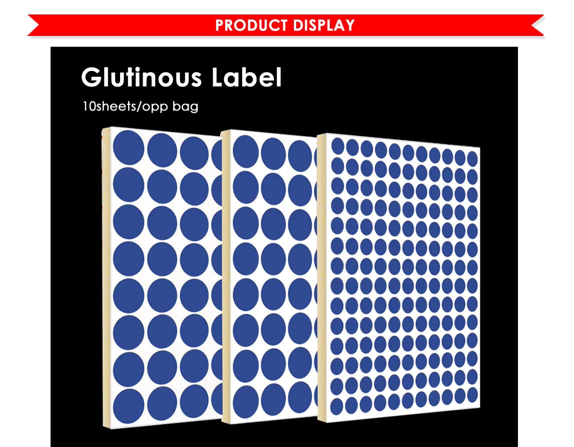 Loop Dots Glutinous label