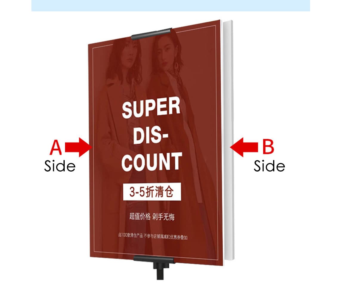 Movable KT board poster display stand Movable KT board poster display stand