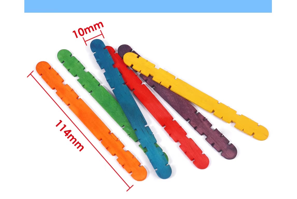 Colorful Montessori Wooden Stick 