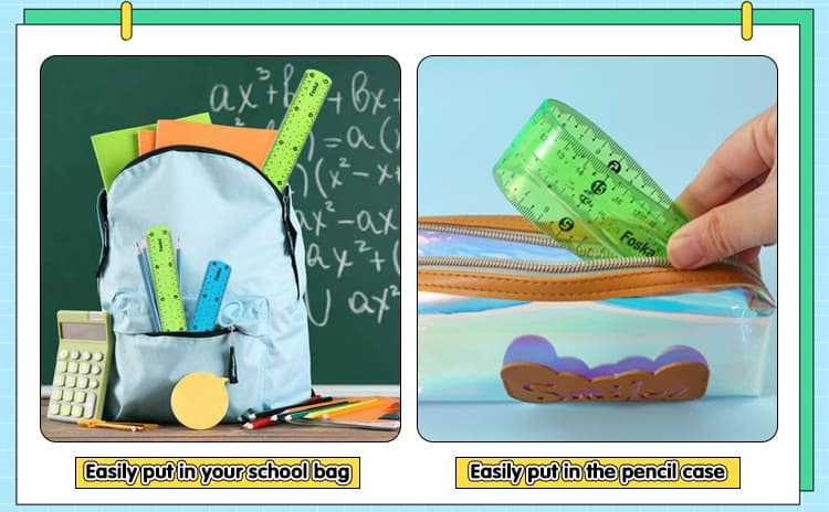 Portable Flexible Combo Ruler Set